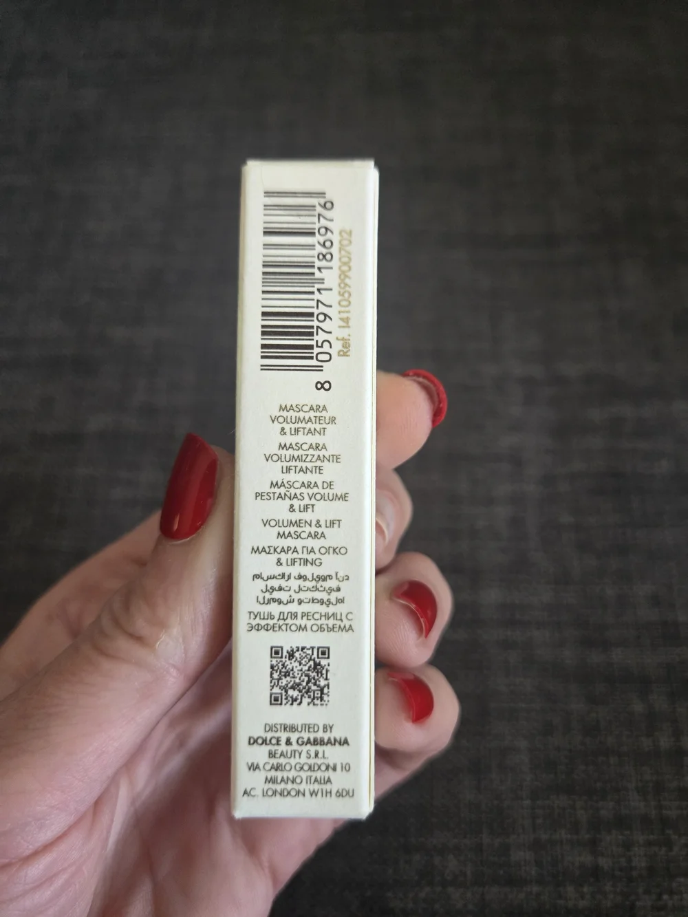 Dolce & Gabbana Metallic Gold 36 Hour Volume And Lift Extremo Mascara